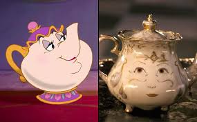 Beauty And The Beast Then 1991 And Now 2017 Mrs Potts Disney Beauty And The Beast Beauty And The Beast Beast