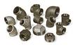 Black Malleable Iron Pipe Fittings and Steel Nipples