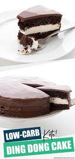 Ding Dong Cake Low Carb Recipe Low Carb Chocolate Cake Low Carb Chocolate Keto Chocolate Cake