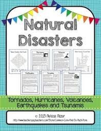 Natural Disasters Unit Activities Natural Disasters Activities Natural Disasters Science Units