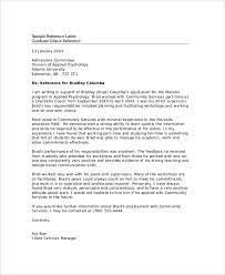 Cover letter & references examples. Free 10 Example Of Reference Letter Samples In Ms Word Pdf