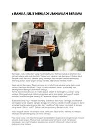 #mausembang | kejayaan usahwan muda, memulakan bisnes sabrina, usahawan muda berkelulusan bidang hr, berjaya keluar dari golongan makan gaji. 5 Rahsia Sulit Menjadi Usahawan Berjaya Flip Ebook Pages 1 7 Anyflip Anyflip