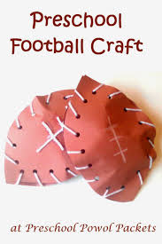Football Preschool Craft Preschool Crafts Sport Themed Crafts Football Crafts