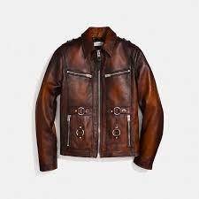 Burnished Leather Sheriff Jacket Jackets Men Fashion Leather Jacket Men Leather Jacket Outfits