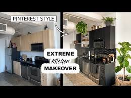 Here is a roundup of diy kitchen makeover ideas that got us salivating to try ourselves. Diy Extreme Kitchen Makeover Budget Rental Friendly Pinterest Style Youtube Rental Kitchen Makeover Budget Kitchen Makeover Kitchen Makeover