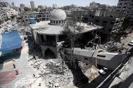 Israel unleashed new bombardments on gaza this morning, smashing the tower block of a hamas field commander and two border tunnels after the islamists fired hundreds of rockets. Satellite Images Of Gaza Reveal Extent Of Israel S Bombardment Daily Mail Online