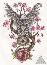 A right tattoo placement compliments a right owl tattoo design. Owl Tattoo Design By Sarahannymermans On Deviantart