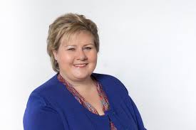 Chairman of the conservative party in norway, erna solberg, meets the press outside the block of apartments where she lives in oslo tuesday sept. Erna Solberg Hoyre