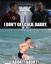 I Don T Get Cold Barry Humor Supergirl And Flash Arrow Funny