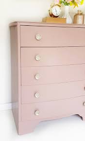 Retro Vintage Chest Of Drawers Pink Dresser Upcycled Drawers Caramel Treasures Bedroomfurniture Pink Dresser Vintage Chest Of Drawers Chest Of Drawers