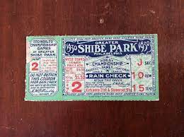 Mickey Cochrane Hr 1930 World Series Ticket St Louis Cardinals Philadelphia As Ebay World Series Tickets Mickey Cochrane World Series