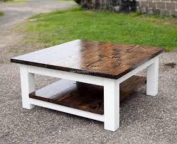 An Amazing Coffee Table Is Presented Here For Which A Person Requires White And Brown Wood Farmhouse Coffee Table Coffee Table Farmhouse Rustic Coffee Tables