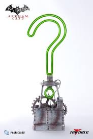 Batman Arkham City Riddler Trophy Full Scale Replica Project Triforce Arkham City Riddler Batman Arkham City Arkham City