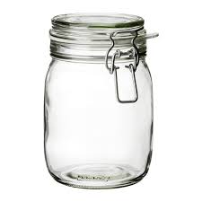 Korken Clear Glass Jar With Lid Height 16 5 Cm Ikea Food Storage Organization Food Storage Containers Food Containers