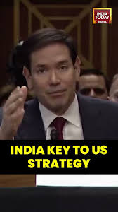 Marco Rubio: India Key To US Strategy
