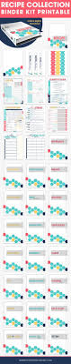 Diy Printable Recipe Binder Kit Free Printables Included Diy Cookbook Recipe Binder Recipe Binder Kit