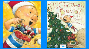 Caldecott honor artist david shannon is back with a third original board book that features the star of the bestselling no, david! It S Christmas David Book Read Aloud Audio Children S Book By David Shannon Youtube