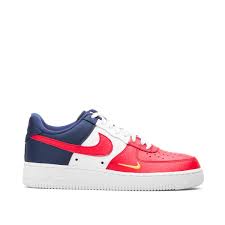 Nike Air Force 1 07 Lv8 From The Fall 17 Collection In Multicolor Red Sneakers Sneakers Breathable Shoes Men