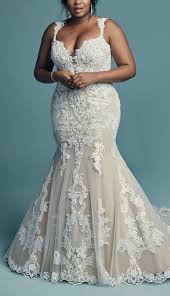 Abbie Lynette By Maggie Sottero Wedding Dresses Fitted Wedding Dress Fit And Flare Wedding Dress Plus Size Wedding Gowns
