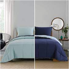 But have you tried one of the best cooling comforters out there on the market, my friend? Amazon Com Homelike Moment Lightweight Comforter Set Queen Reversible All Season Down Alternative Bed Comforter Set Summer Blanket 3 Piece 1 Comforter 2 Pillow Shams Full Queen Size Navy Light Blue Kitchen Dining