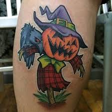 This one is a fun scarecrow based on the one seen in wizard of oz. 11 Spooky Scarecrow Tattoos Tattoodo