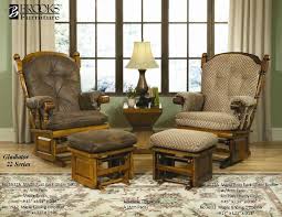Brooks 22 Series The Gladiator A Large Post Back Glider With Optional Arm Pads Available In A Maple And Cherry Finish Glider Rocker Chair Furniture