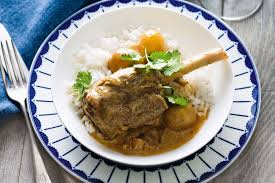 Slow Cooker Massaman Lamb Shanks Recipe Slow Cooker Lamb Lamb Recipes Slow Cooker Curry