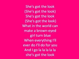 She S Got The Look Lyrics Lyrics Me Me Me Song Music Trivia