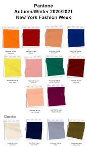 Fashion Color Trend Report New York Fashion Week Autumn Winter 2020 2021 Color Trends Fashion Color Combinations For Clothes Color Trends