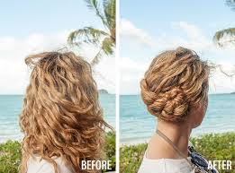 There is something fresh and youthful about this look here. Hairstyle Tutorial Dutch Side Braid And Bun In Curly Hair Hair Romance
