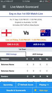 Get latest cricket match score updates only on espn.com. Today Match Live Score 2020 For Android Apk Download