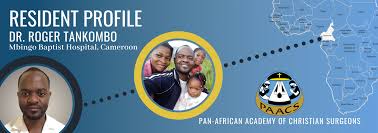 Pan African Academy Of Christian Surgeons News Resources Resident Profiles Dr Roger Tankombo