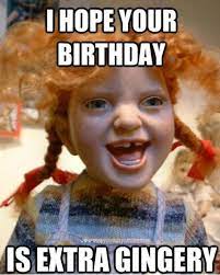 Ginger Birthday Memes