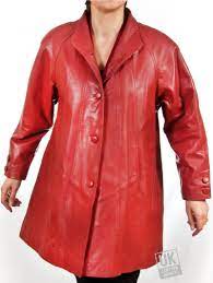 Women S Red Leather Swing Coat Plus Size Delia Cover Swing Coats Clothes Plus Size
