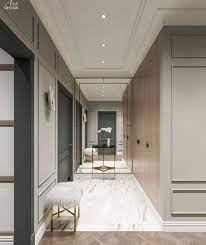 Boiserie Contemporanee Piu Di 30 Soluzioni Per Arredare Con Stile Appartamento Contemporaneo Arredamento Arredamento Corridoio