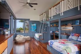 Its surface is large enough to hold books brothers share this bedroom which features a crisp red blue and white scheme that is lively without seeming juvenile. 8 Sibling Bedrooms That Make Sharing Fun