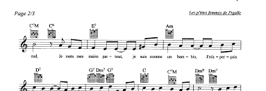 Les p'tites femmes de pigalle. Https Www Orchestre Ch Pattern3 Pt 20femmes 20de 20pigalle Partition Pdf