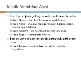 Regular verb adalah kata kerja yang bentuk perubahan dari verb 1 ke verb 2 dan verb 3 nya bersifat sederhana dan mudah, karena kita hanya perlu menambahkaned / d saja pada. Strategi Membina Ayat Untuk Pelajar Ppt Download