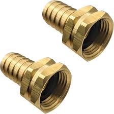 Brass Garden Hose Adapter Swivel Fitting, 34” Barb Barbados | Ubuy