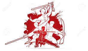 People fighting illustrations and clipart (45,742). Kung Fu Wushu With Swords Group Of People Pose Kung Fu Fighting Royalty Free Cliparts Vectors And Stock Illustration Image 122343420