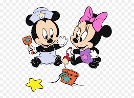 Paint two other paper plates black in the center of the plate only (just outside the center circle line). Disney Baby Minnie Mouse Cartoon Mickey Minnie Coloring Pages Hd Png Download Vhv