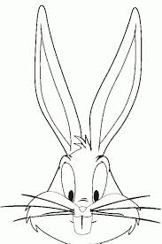 Looney Tunes Coloring Pages Face Bugs Bunny Coloring Page Kids Bugs Bunny Drawing Bunny Drawing Bunny Coloring Pages