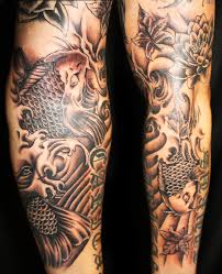Maybe you would like to learn more about one of these? Sleeve Of Dragon Flowers And Koi Fish Tattoos