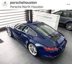 Classic Albert Blue Delivered About A Month Ago At Porsche North Houston Porsche Touring Gt3