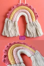 Boho Rainbow Knitting Pattern Video Video Knitting Knitting Patterns Knitted