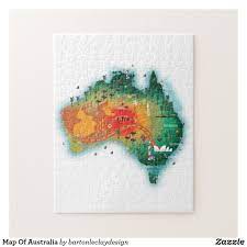 Or, bookmark and check this page daily for a cool puzzle of the day! Map Of Australia Jigsaw Puzzle Zazzle Com Australia Map Vintage Travel Posters Prints