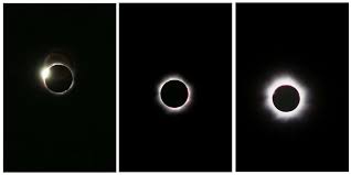 Durant l'éclipse, la lune cache le soleil et le ciel s'assombrit. Ina Revivez L Eclipse D Aout 1999