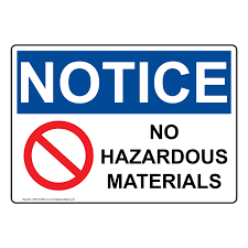 We did not find results for: Osha No Hazardous Materials Sign With Symbol One 31654