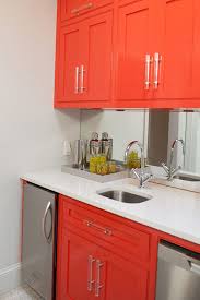Best kitchen cabinets kitchen cabinet hardware shaker cabinets grey cabinets painting kitchen cabinets kitchen countertops diy kitchen kitchen decor kitchen white. Orange Cabinets Contemporary Kitchen Johnson Vann Interiors