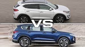Use our side by side comparison to help you make a decision. 2019 Hyundai Tucson Vs 2019 Hyundai Santa Fe Youtube
